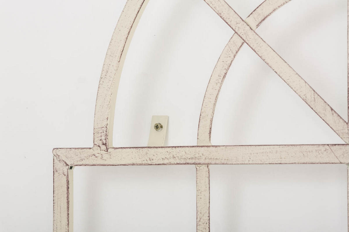 RANKGITTER Gunnar 70x1x180cm Metall Antik-Creme Rankhilfe - Creme, Metall (70/180/1cm) - DELUKE