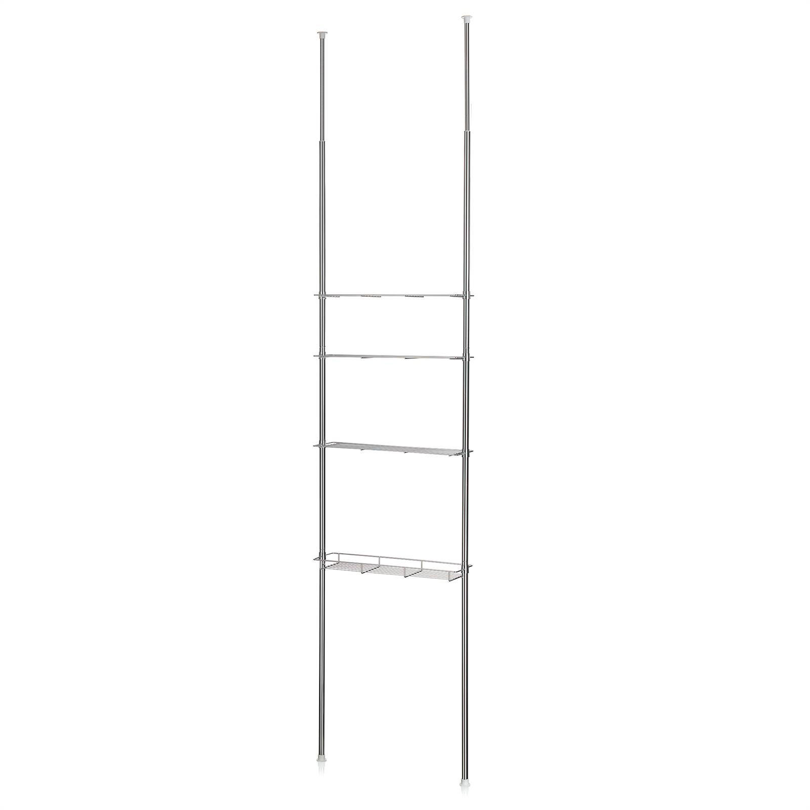 DUSCHREGAL DUNJA - Chromfarben, Metall (59/280/16cm) - CARO-Möbel