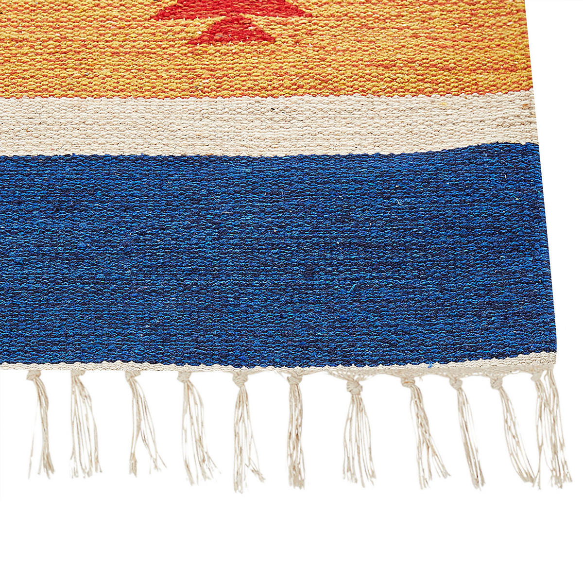 KELIM-TEPPICH Taronik 200/140 cm - Multicolor, Textil (140/200cm) - Beliani