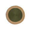 HANDWEBTEPPICH Grau Mahon 120/120 cm - Naturfarben/Grün, Naturmaterialien/Naturmaterialen (120/120cm) - Atticgo