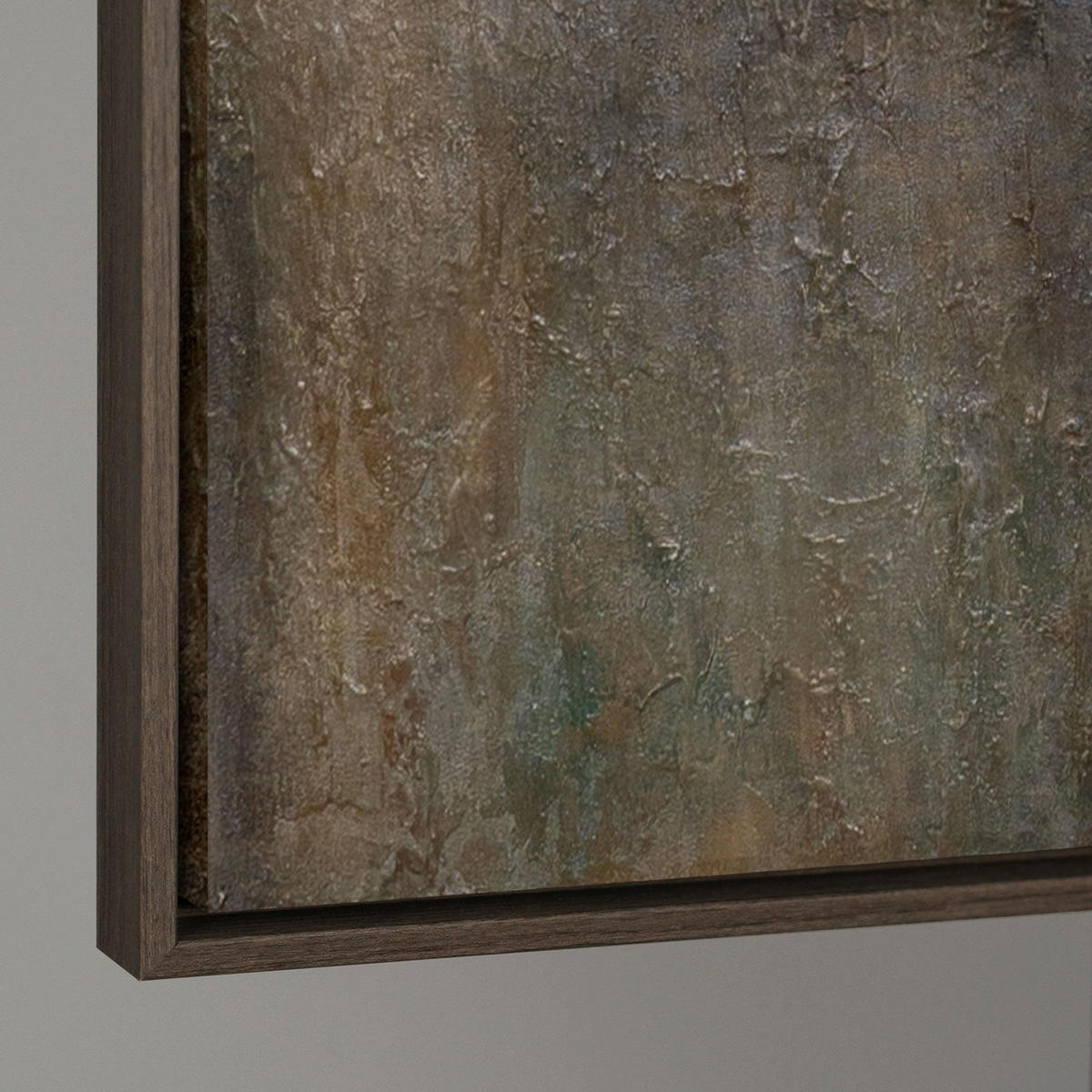 GEMÄLDE Wärme des Universums Schattenfugenrahmen Grau 140x100 cm - Grau, Holz (140/100cm) - YS-art gallery