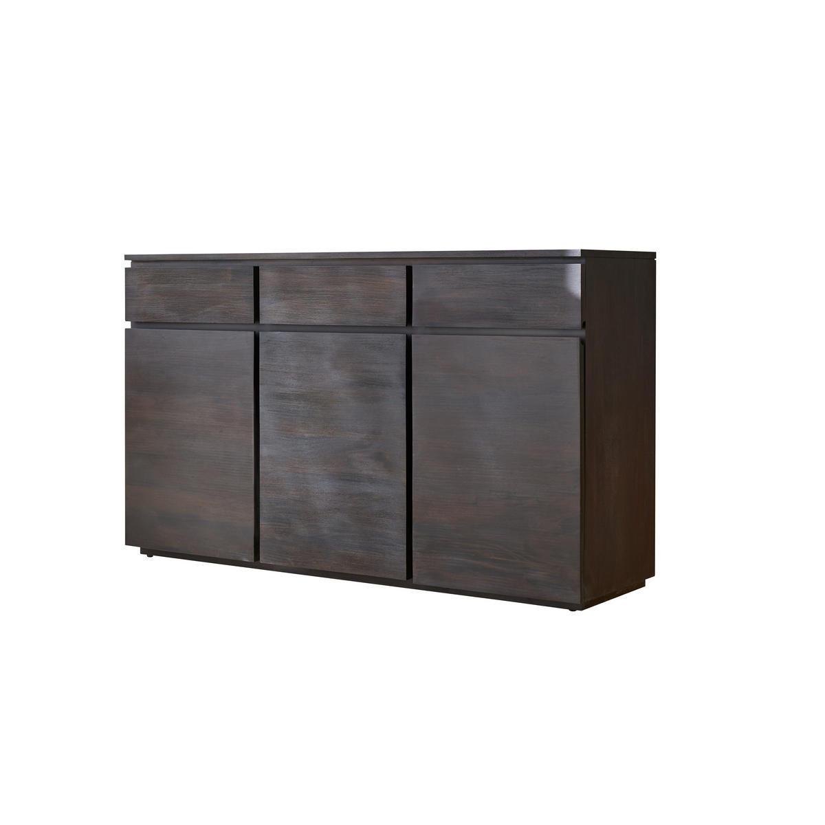 SIDEBOARD Eva Braun aus Mahagoni - Braun, Holz (150/90/45cm) - Tikamoon