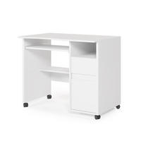 SCHREIBTISCH Polo Weiß 91 x 59 cm - Weiß, Holzwerkstoff (59/91/77cm) - Vicco