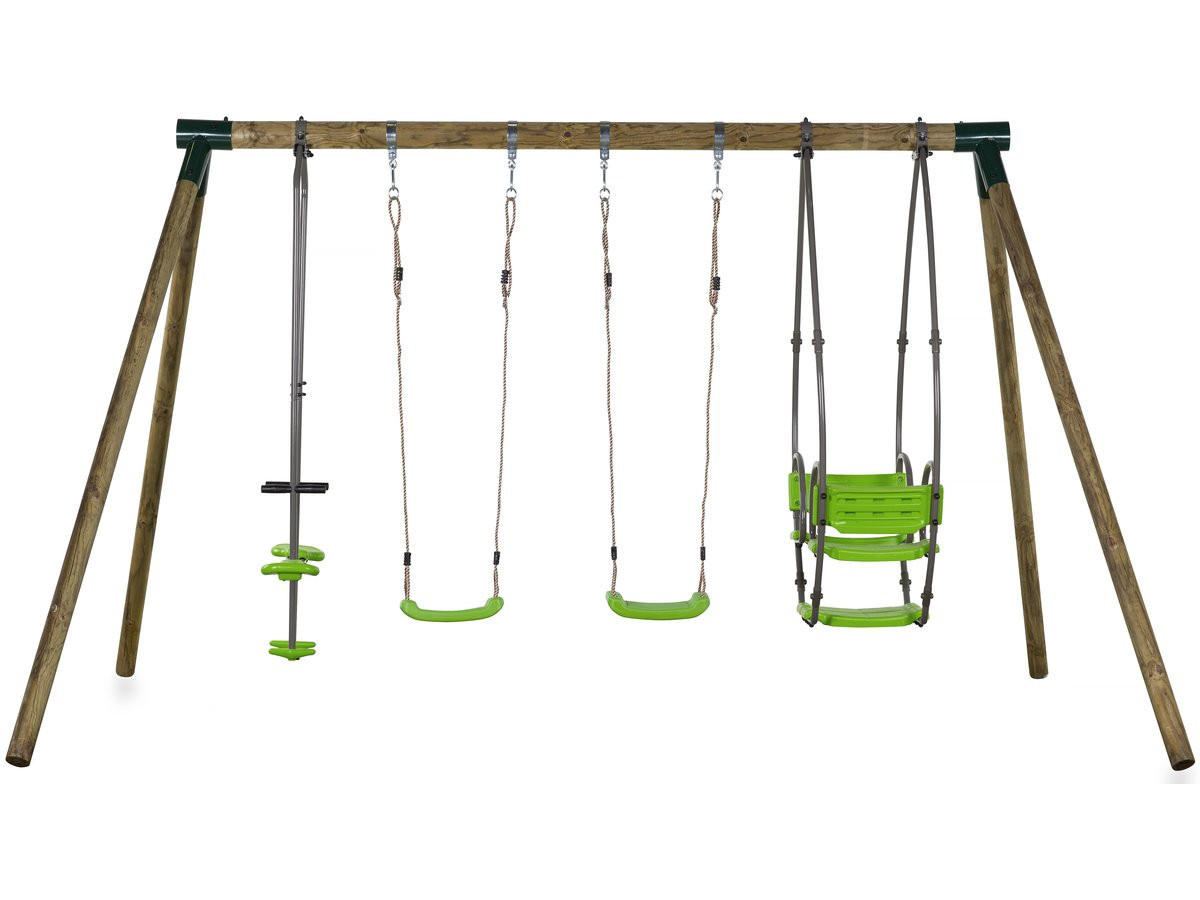 KLETTERGERÜST AUS HOLZ nelio Braun - Dunkelbraun, Holz (240/230/350cm) - Habitat Garten