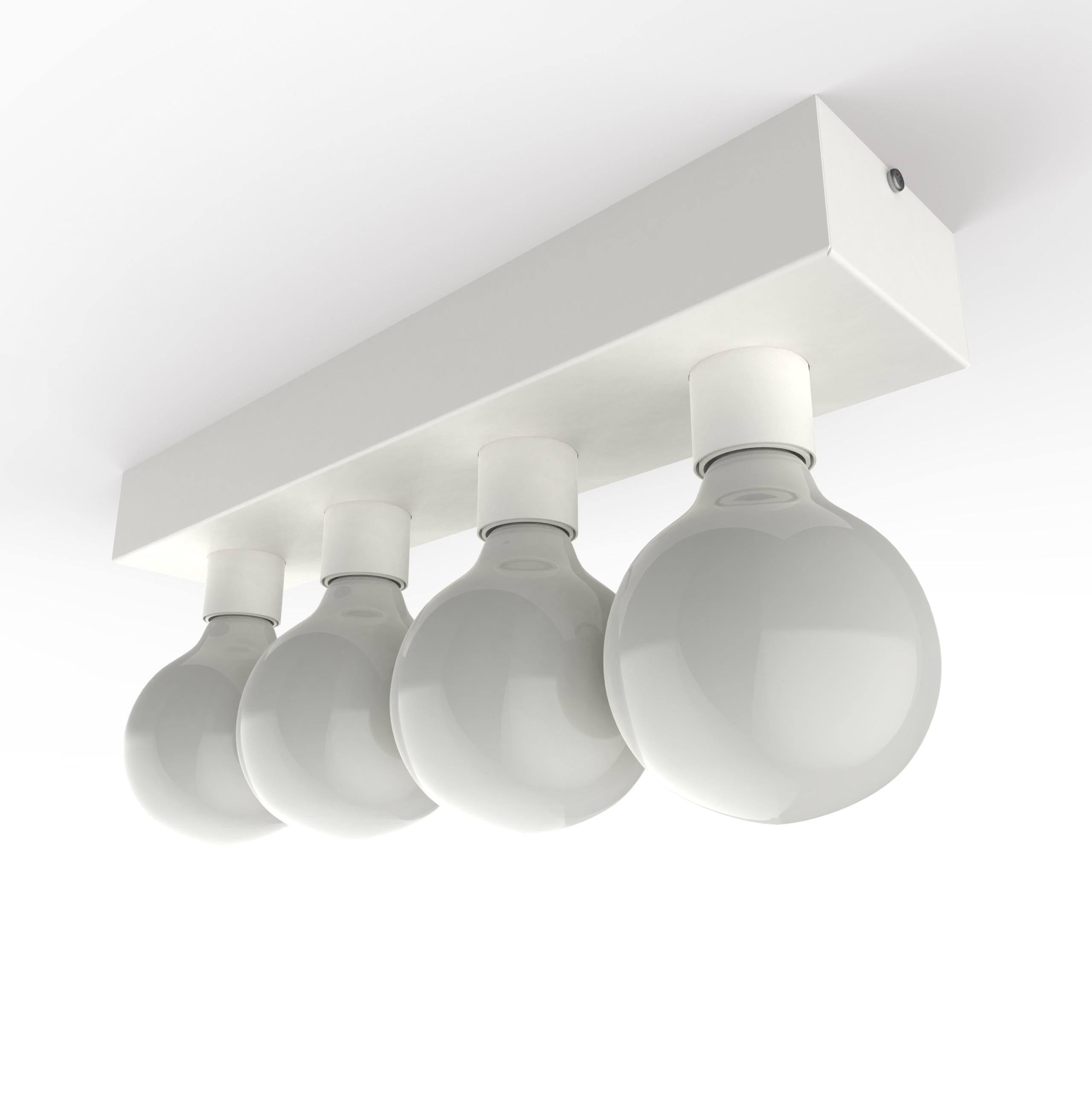 DECKENLEUCHTE - Weiß, Metall (10/45/7.5cm) - Lumicom