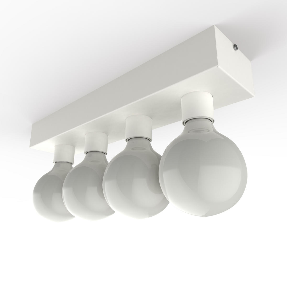 DECKENLEUCHTE - Weiß, Metall (10/45/7.5cm) - Lumicom