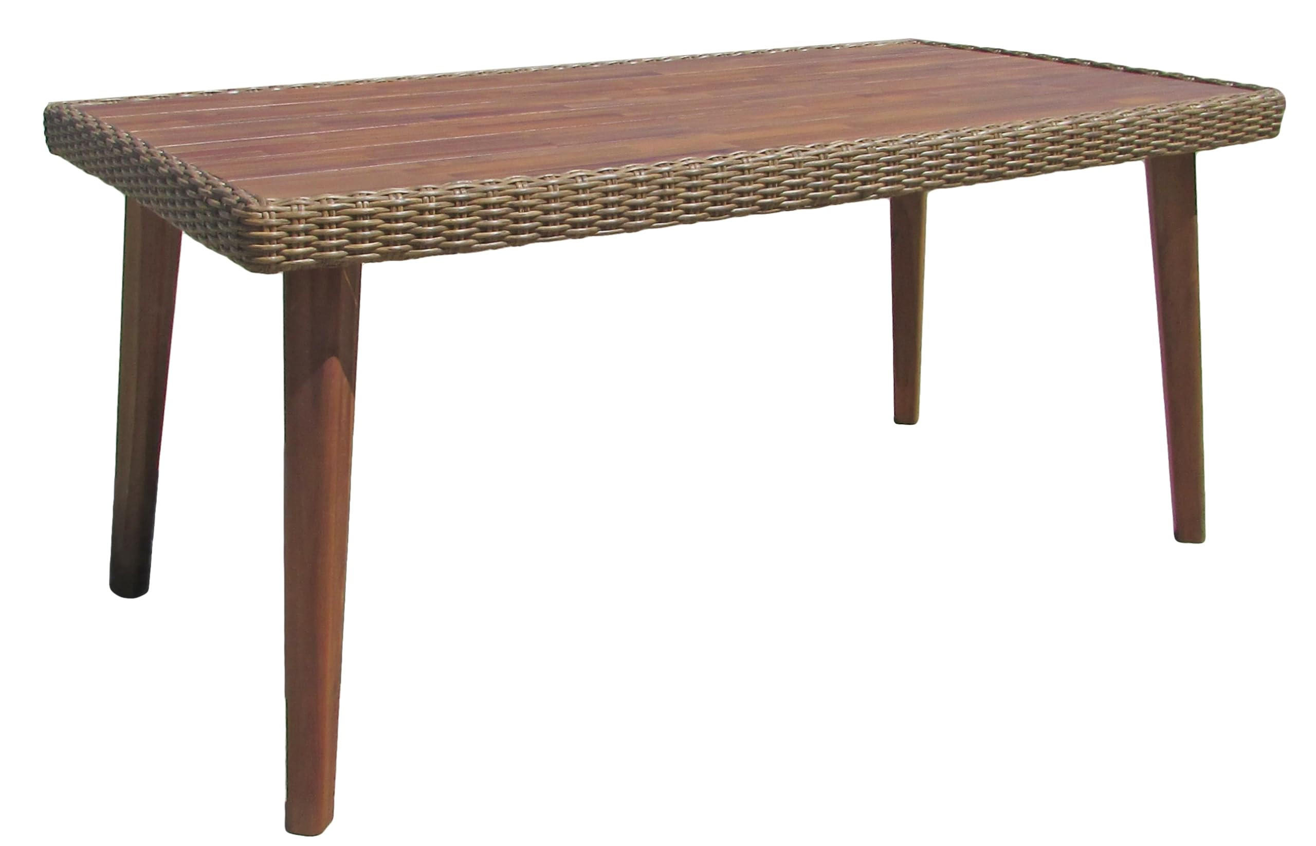 Deluke Gartentisch Cognac 90x75x162 cm