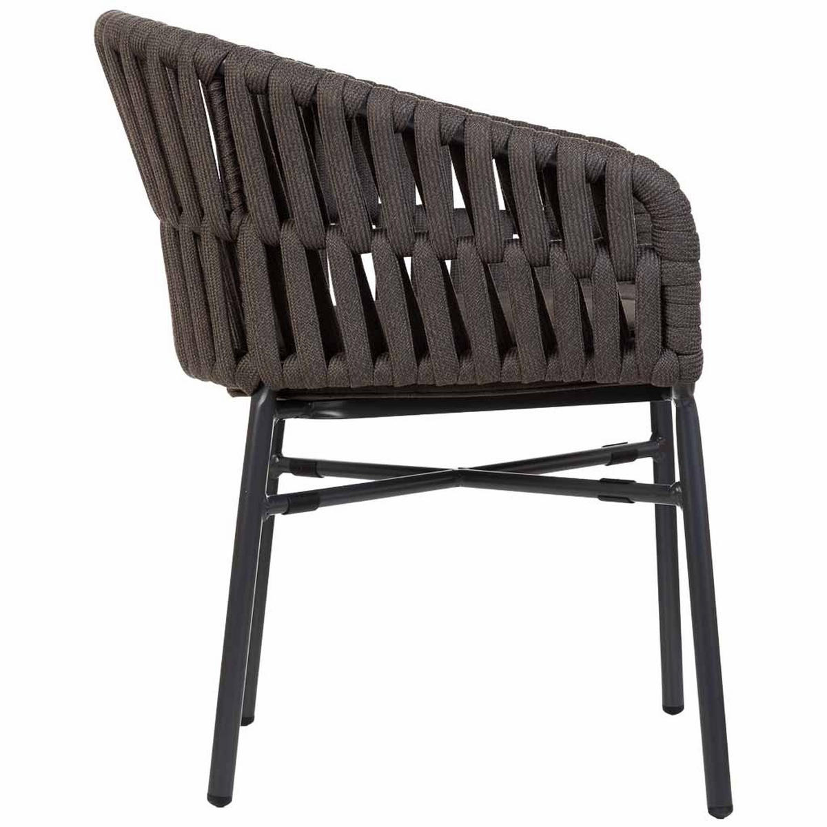 STUHL, grau, 58x61x77cm - Grau, Naturmaterialien (58/77/61cm) - Wanderlust