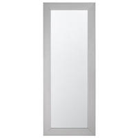 WANDSPIEGEL silber rechteckig 50/130 cm Derval - Silberfarben, Kunststoff (50/130/3cm) - Beliani