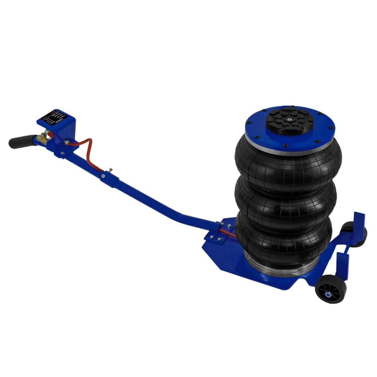 PNEUMATISCHER WAGENHEBER 3,5T mit Langem Hebelgriff - Blau, Metall (103/26/28cm) - Monstershop