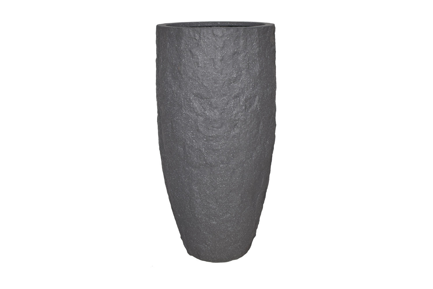 PFLANZKASTEN The Rock 35x72 cm, Grau, Fiberstone - Anthrazit, Kunststoff (35/72/35cm) - dasmöbelwerk