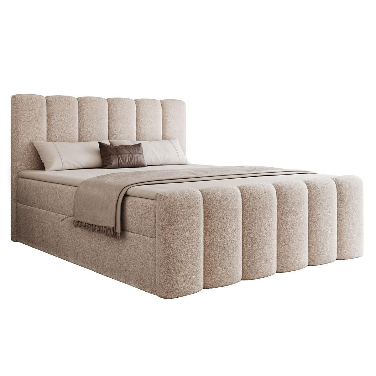 Compleo24 Boxbett Beige 200x200 cm