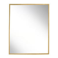 SPIEGEL Alexia beige 40/3/50cm Glas - Beige, Kunststoff (40/50/3cm) - Mondex