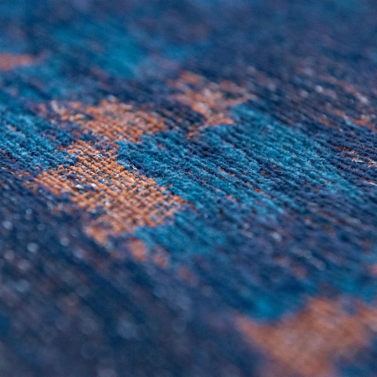 TEPPICH Sunset Blue Atlantic 170/240 cm - Schwarz, Textil (170/240cm) - Louis De Poortere
