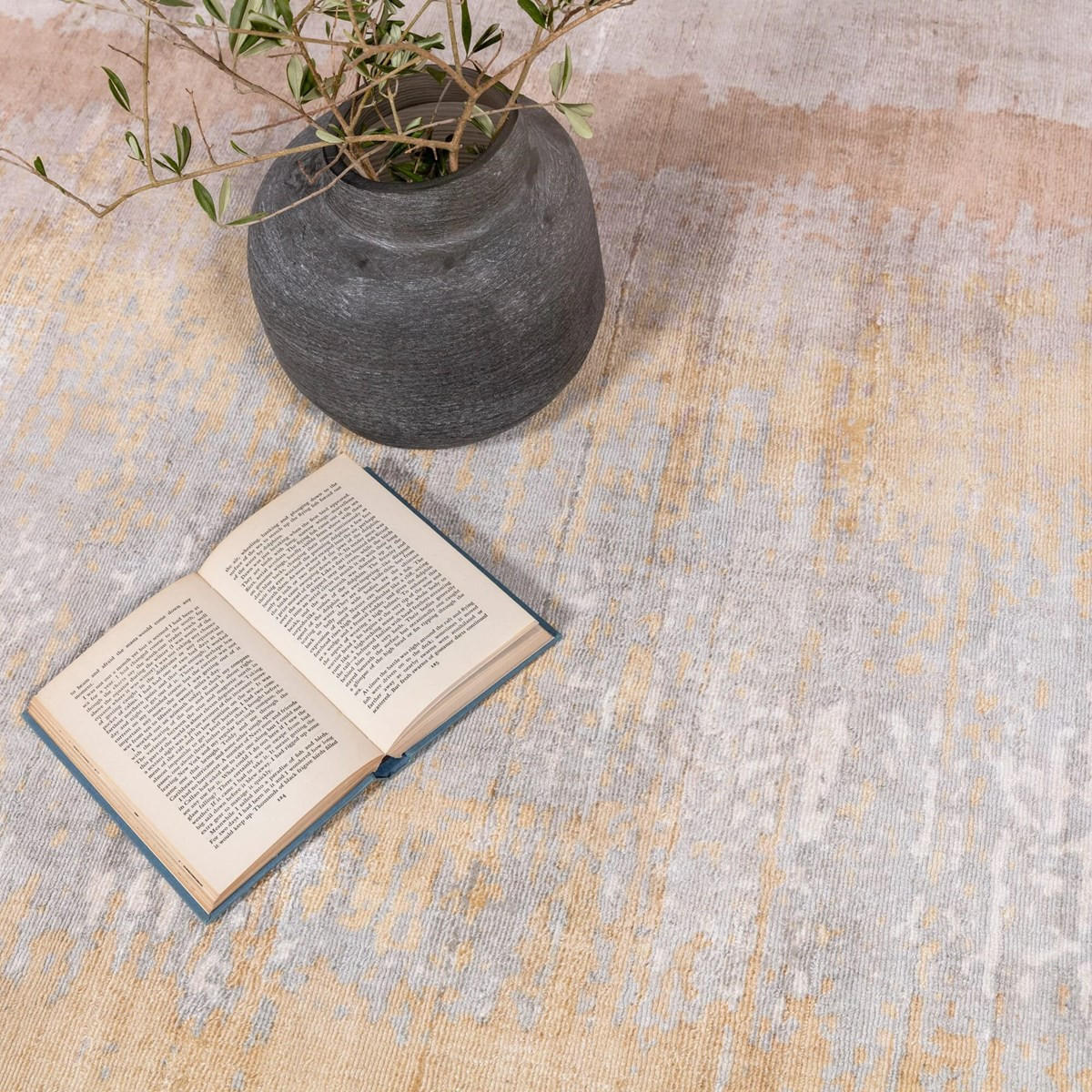 TEPPICH Moderner, handgewebter für Wohn- und Schlafzimmer GINO Gelb 160 x 230 cm - Gelb, Textil (160/230cm) - Novatrend