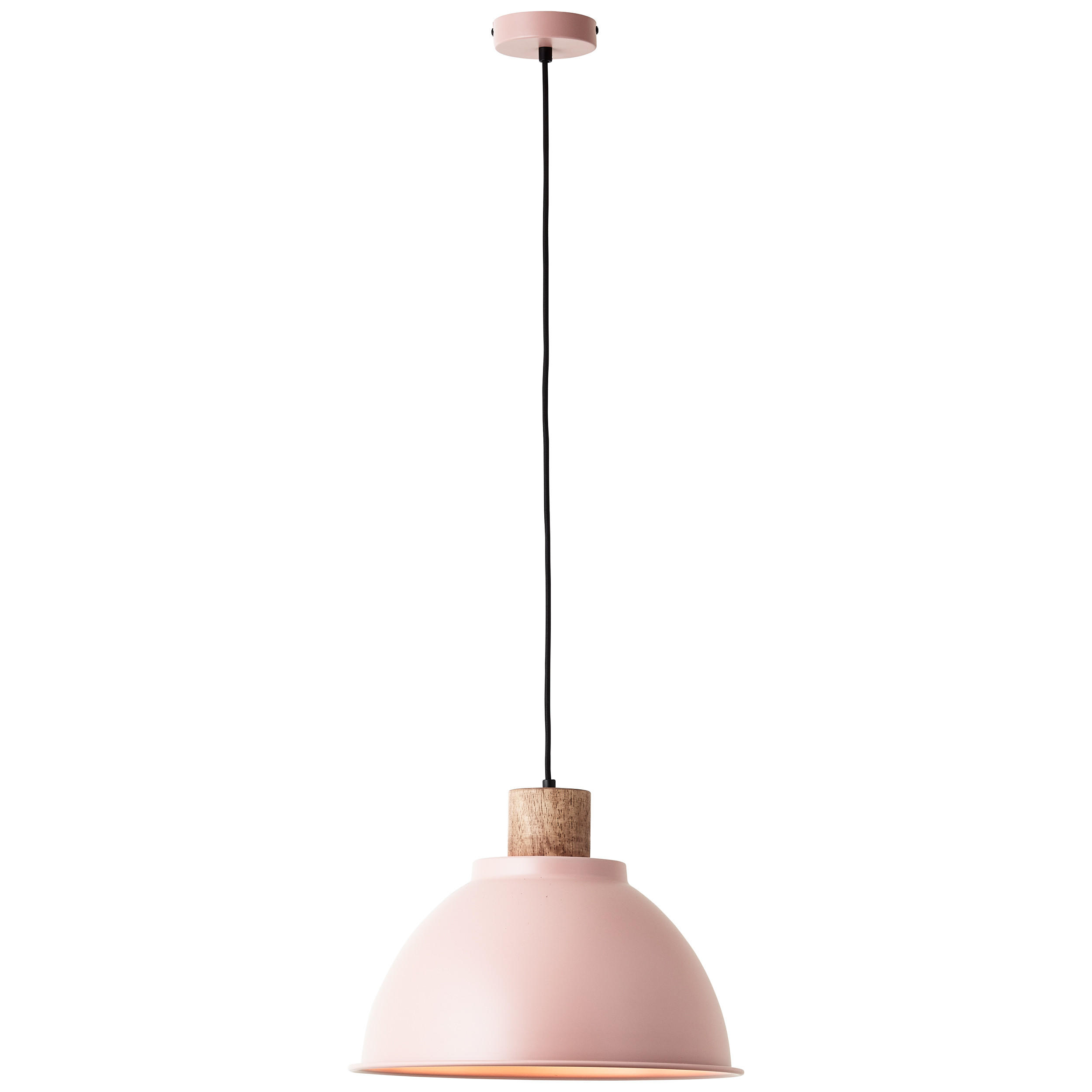 PENDELLEUCHTE Erena 99836/04 - Chromfarben, Holz (38/38/120cm) - Brilliant