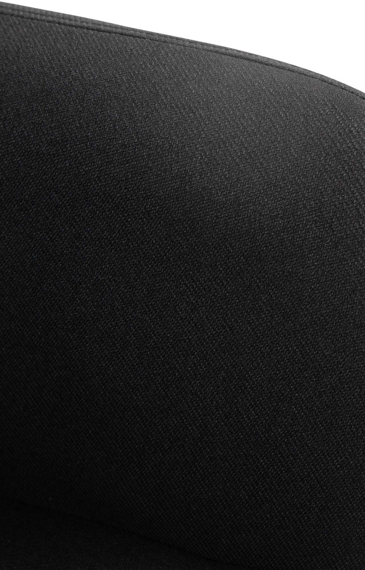 BARHOCKER Stoff schwarz - Schwarz/Weiß, Textil (57/97/59cm) - CLP