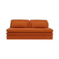 SCHLAFSOFA Mit Bettkasten OLIA, Stoff Poso, Kupfer - Orange, Holz (190/75/90cm) - Kaiser Möbel