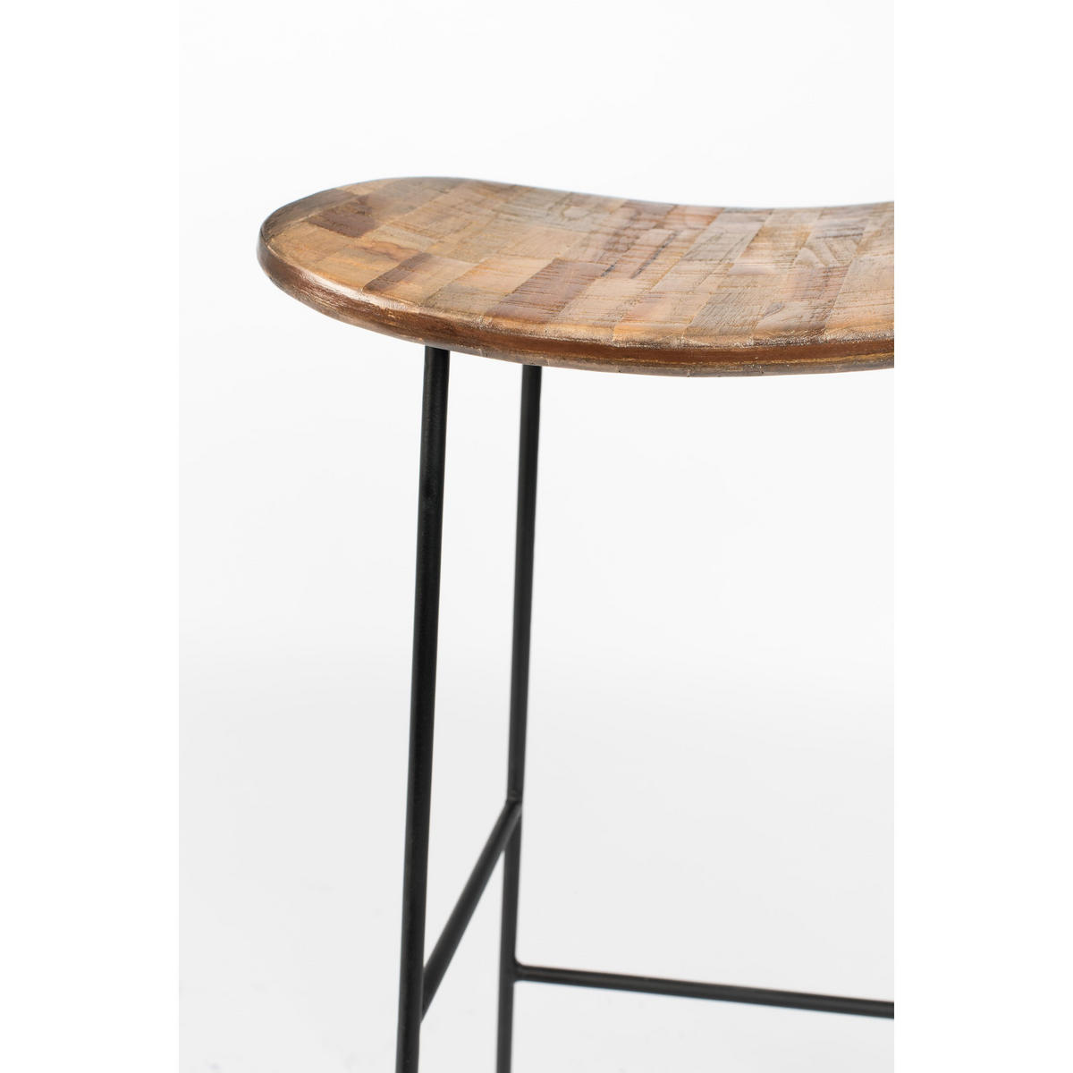 BARHOCKER Tangle 80 cm Naturel - Braun, Holz (40/80/30cm) - Housecraft Living