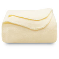 KUSCHELDECKE, 130x170 cm, 100% Polyester, Weiß - Creme, Textil (130/170cm) - Zollner