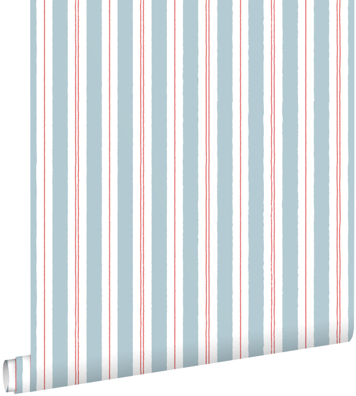 TAPETE Streifen 50 x 900 cm - Blau, Papier (50/0.1cm) - ESTAhome