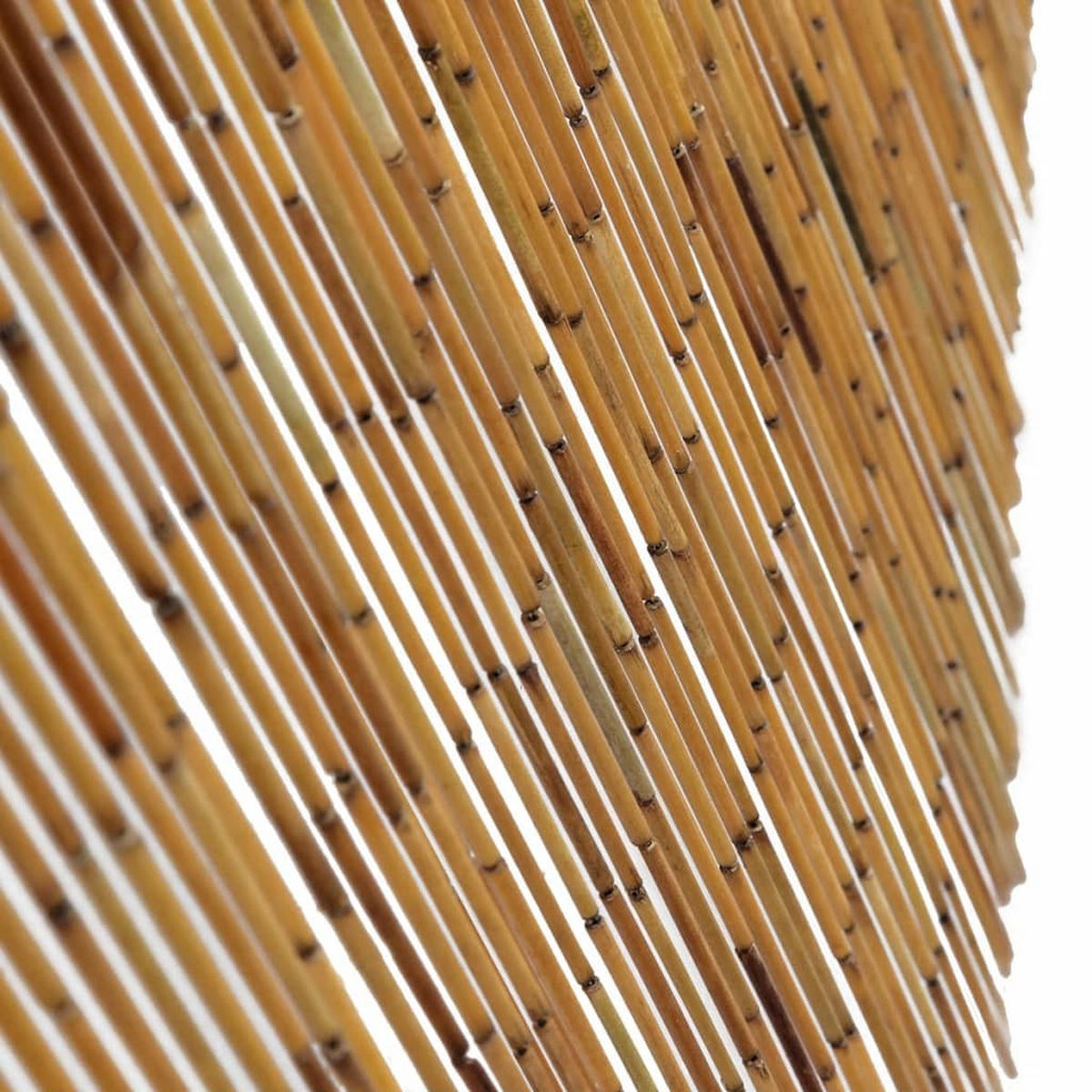 INSEKTENSCHUTZ Türvorhang Bambus 90/220 Cm - Braun, Naturmaterialien (90/220/220cm) - vidaXL