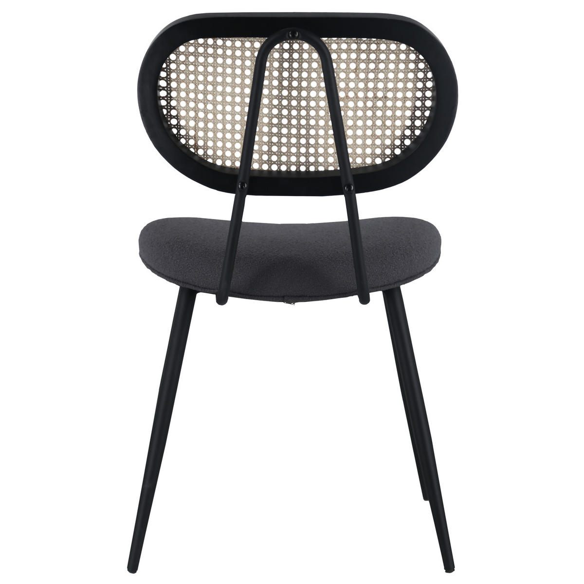 STÜHLE ELENA Grau 2er-Set - Grau, Metall (48/82/56cm) - Happy Garden