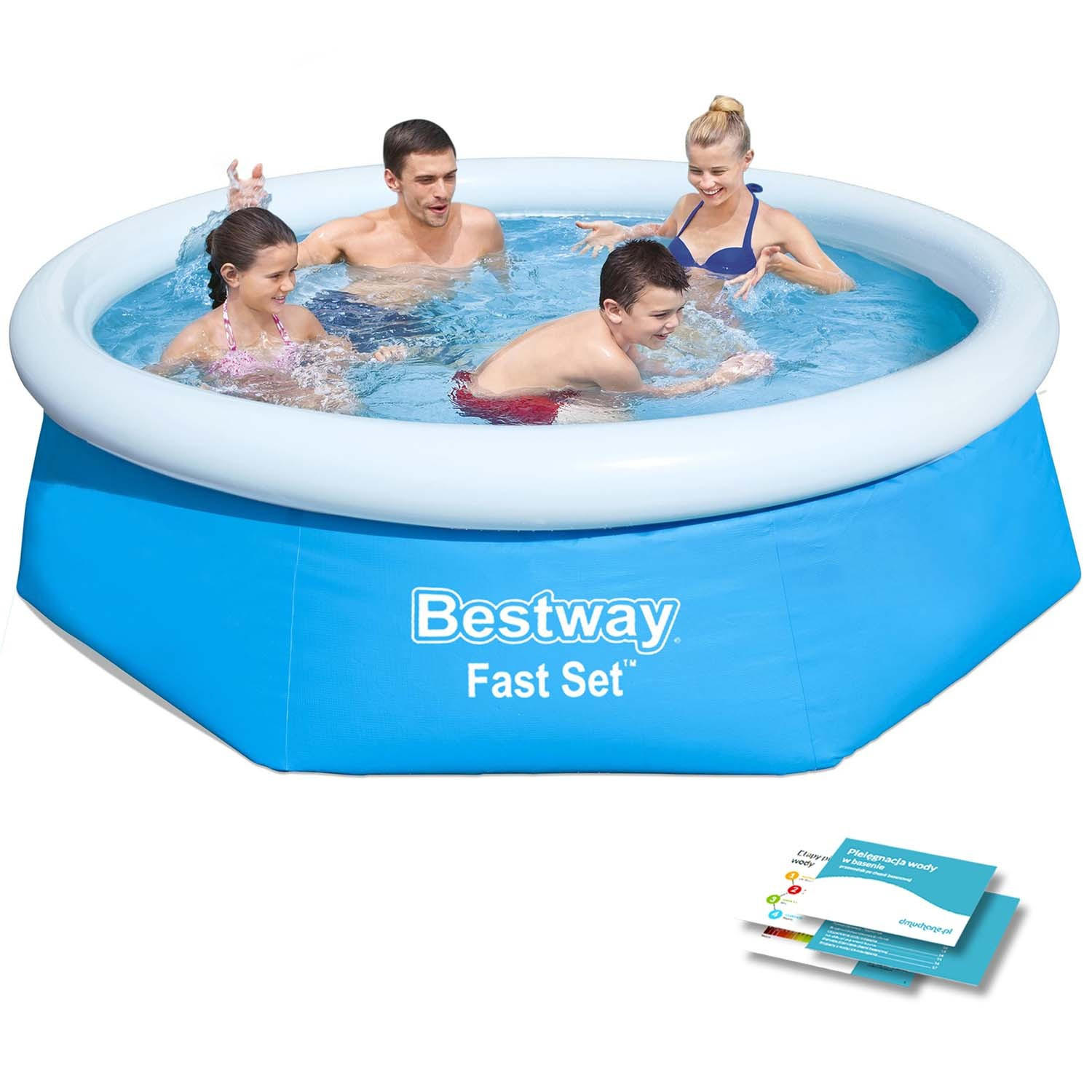 Bestway Quick-Up Blau 244x61x61 cm