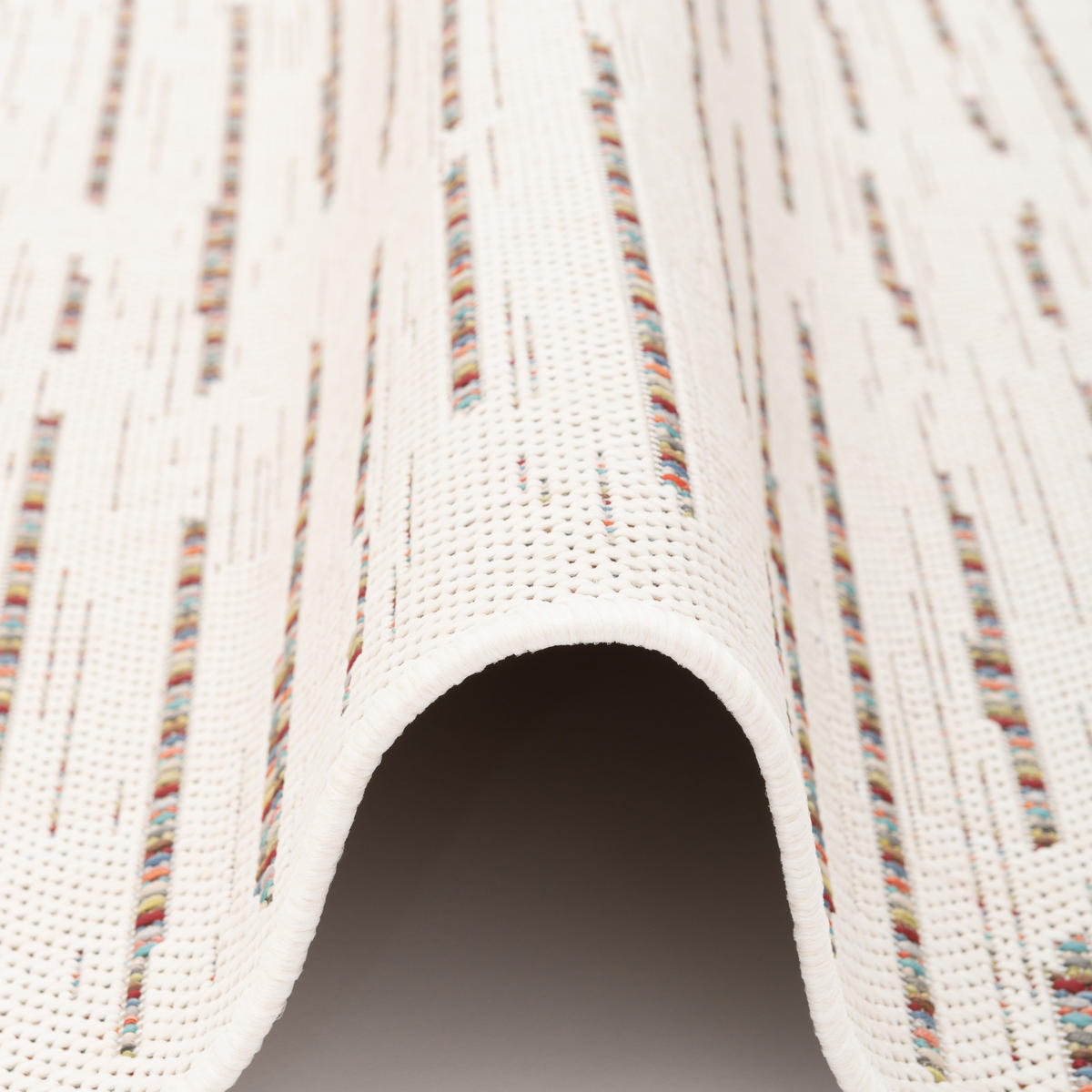 IN & OUTDOOR TEPPICH FLACHGEWEBE CAMPUS STRIPES - Beige, Textil (80/150cm) - Pergamon