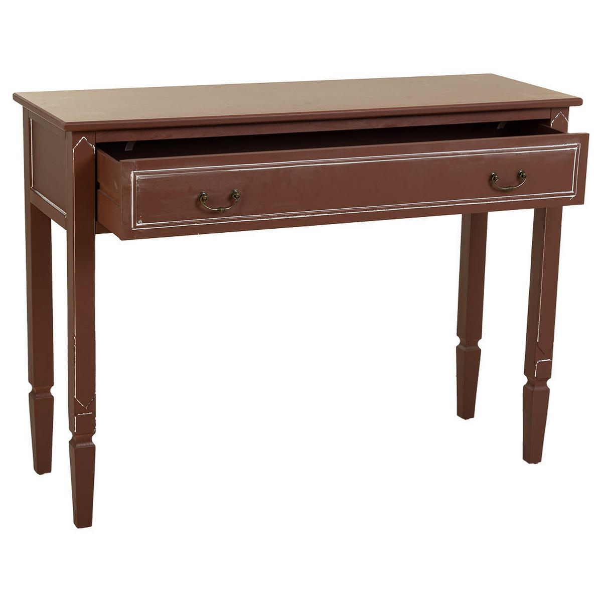 KONSOLE auz Holz braun 112x38x82 cm - Braun, Holz (38/112/82cm) - Wanderlust