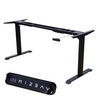 TISCHGESTELL HÖHENVERSTELLBAR LIFT S5 schwarz - Schwarz, Metall (68/180/118cm) - Albatros