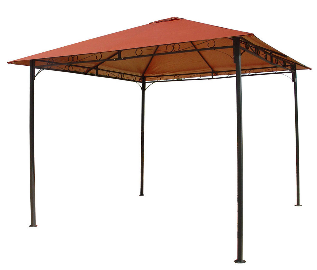 ERSATZDACH Pavillon 3/3 m Rotorange - Terracotta, Textil (297/1/297cm) - QUICK STAR