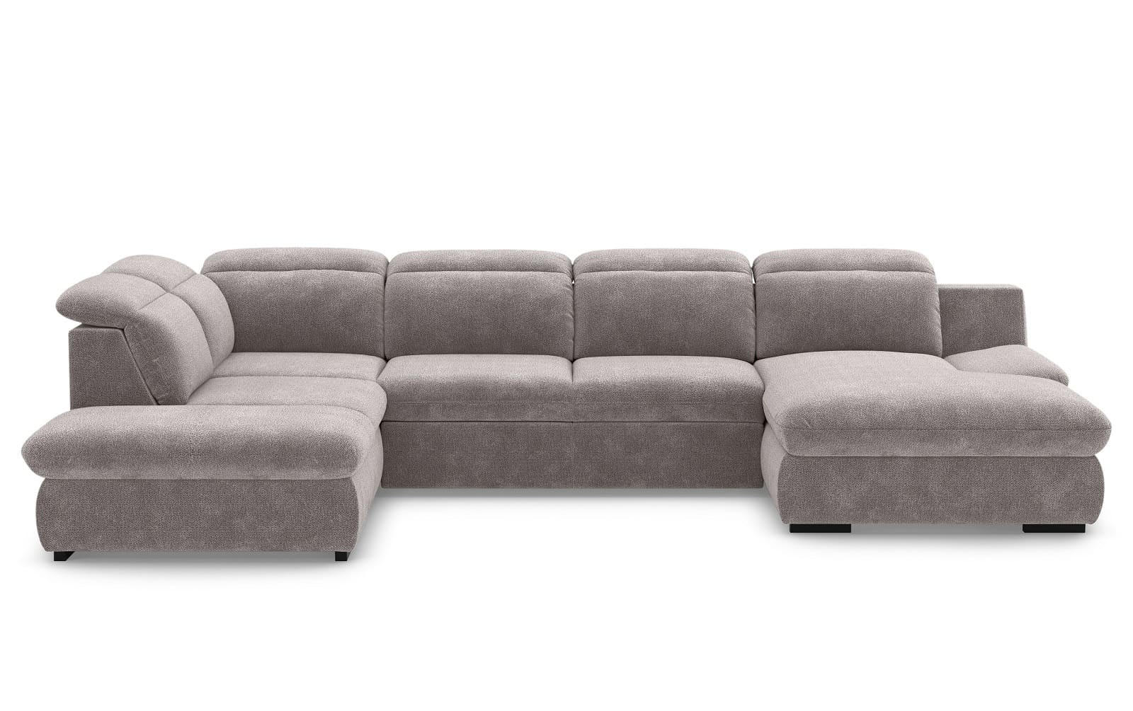 Cotta Wohnlandschaft Hellgrau 341x80x218 cm