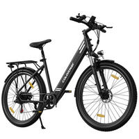 E-BIKE City BK18 27,5 *2,8 zoll mit Samsung 36V15Ah Akku bis zu 80km, 7 Gang - Schwarz, Metall (27cm) - COLORWAY