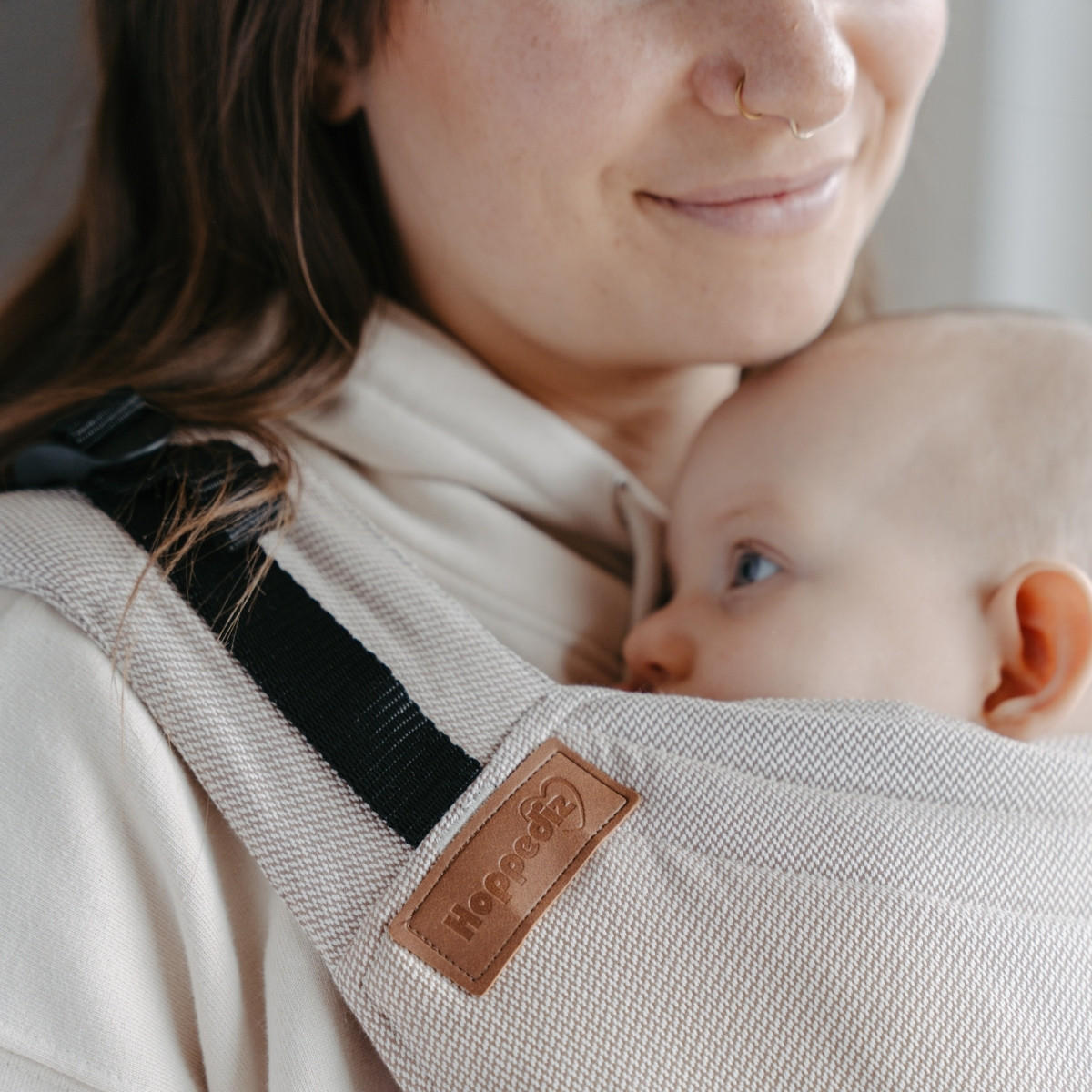 BABYTRAGE Buckle - Creme, Textil (26.5/7.2/38.5cm) - Hoppediz