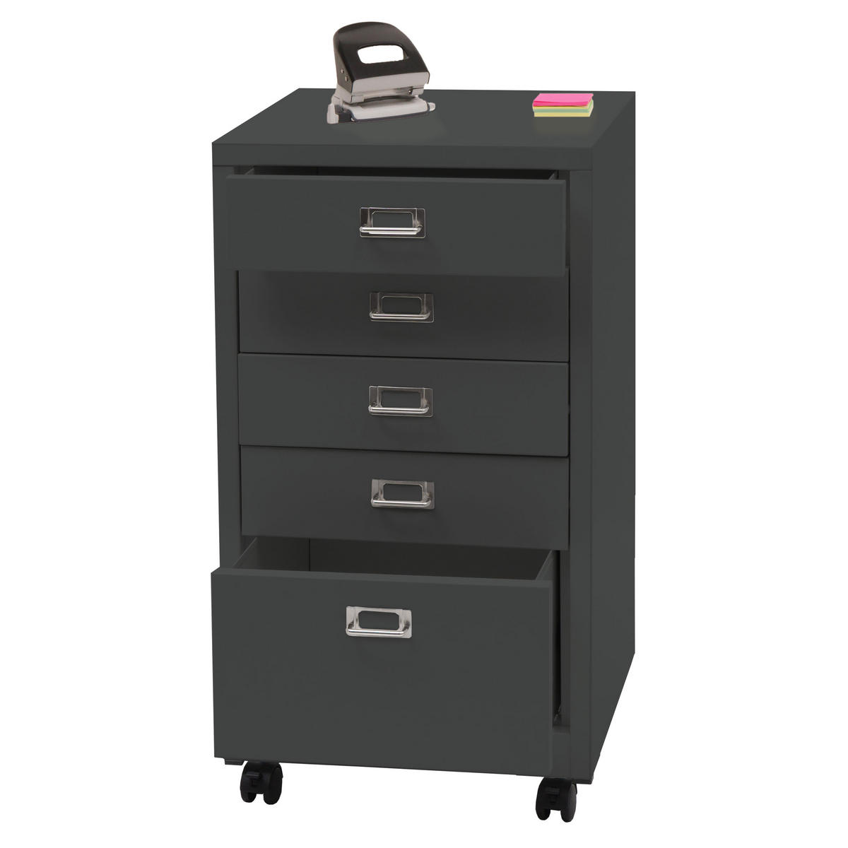 ROLLCONTAINER Anthrazit - Anthrazit, Metall (40/75/41cm) - MCW