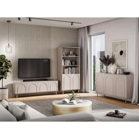 WOHNZIMMER Set 3-tlg. – Orvella – Kaschmir - Kaschmir, Holzwerkstoff (160/53/34cm) - hi-markt