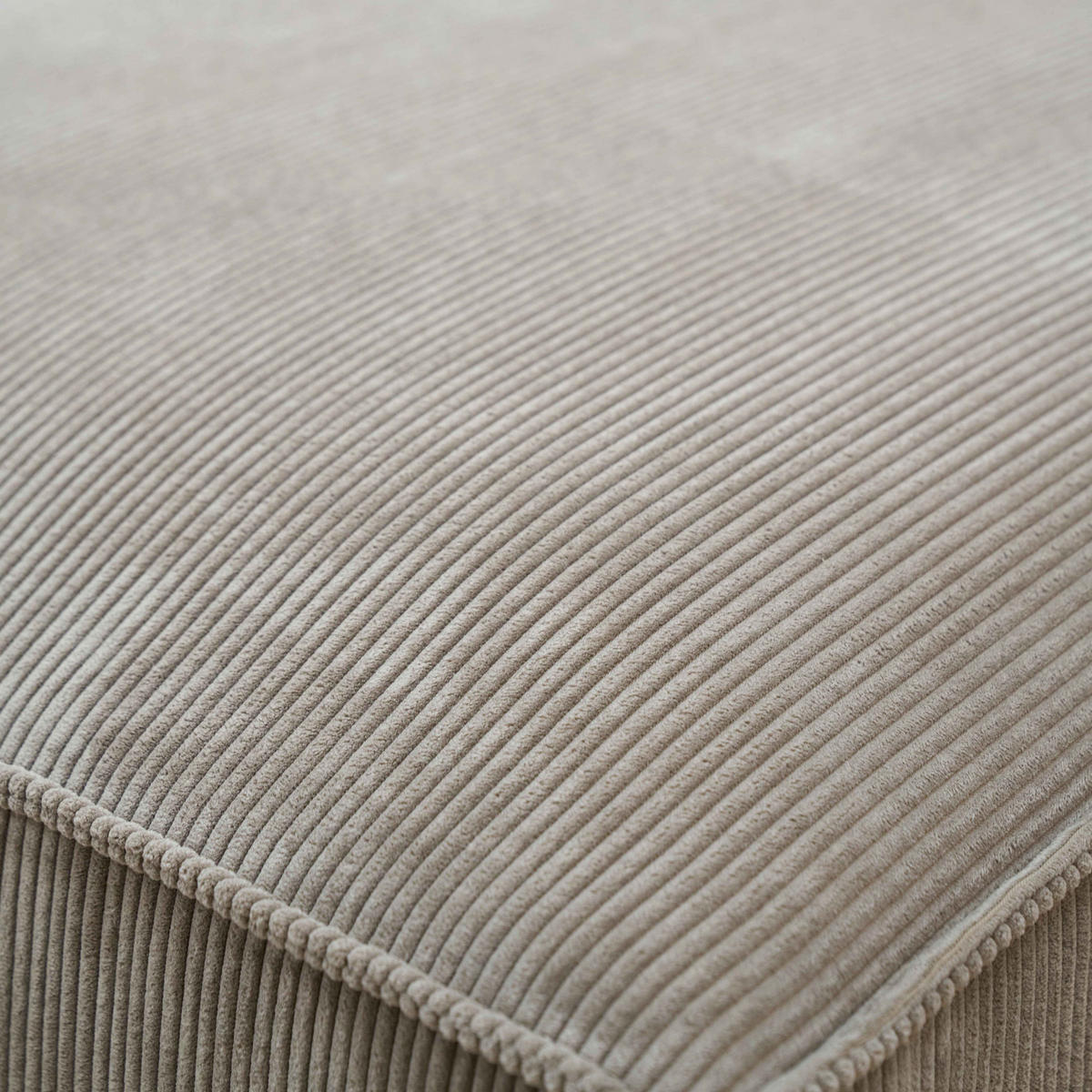SOFA 3-Sitzer, Taupe - Taupe, Textil (160/247cm) - Oviala