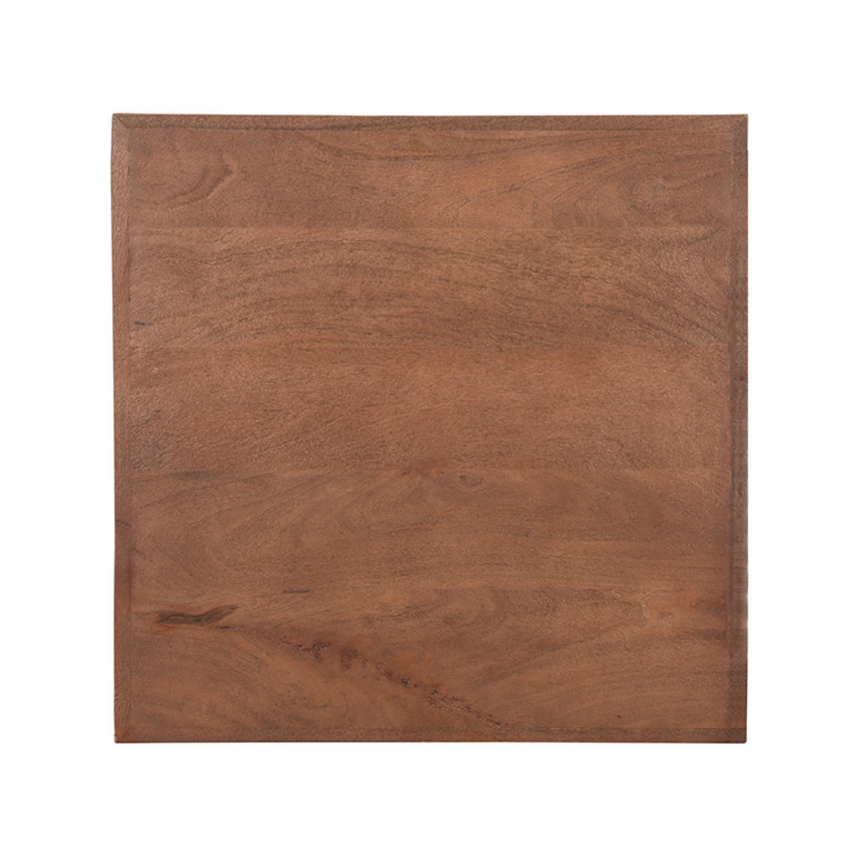 ESSTISCH Tafelblad Straight Edge - Braun - 70/70/5 cm - - Braun, Holz (70/70/5cm) - LABEL51