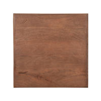 ESSTISCH Tafelblad Straight Edge - Braun - 70/70/5 cm - - Braun, Holz (70/70/5cm) - LABEL51