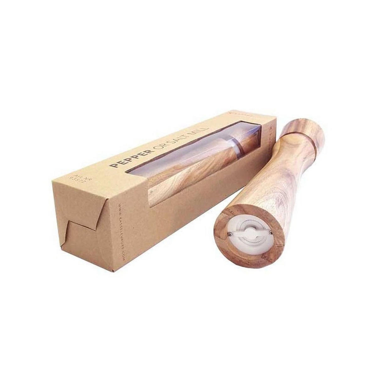 GEWÜRZMÜHLE Braun 5.5/5.5/26 cm KB7592 - Braun, Holz (5.5/26/5.5cm) - Klausberg 