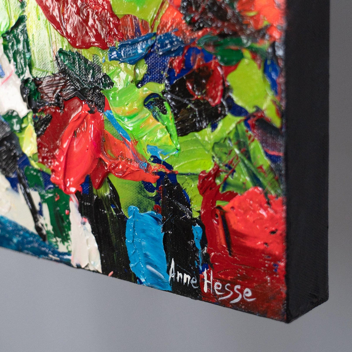 GEMÄLDE Helle Straßen auf Keilrahmen 115x50 cm - Multicolor, Holz (115/50cm) - YS-art gallery