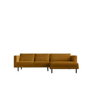 ECKSOFA L-form Dani Stoff Poso Senffarbe Rechts - Gelb, Holz (281/174cm) - Kaiser Möbel