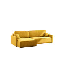 ECKSOFA Louis Salvador - Gelb, Holzwerkstoff/Textil (250/142cm) - Fun Möbel