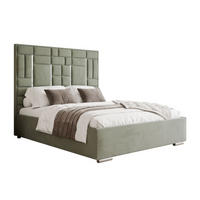 POLSTERBETT BRIGITTE SILVER mit Bettkasten 160x200 cm Element 11 - Grün, Textil (160/200cm) - Lookway