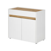 KOMMODE Crisp-61 - Weiß, Holzwerkstoff (80/70/40cm) - Lomado