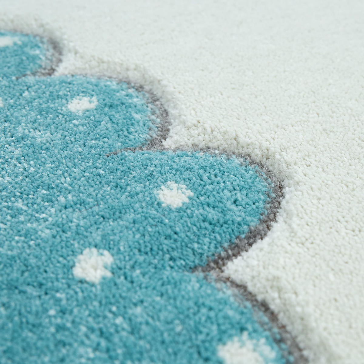 KINDERTEPPICH Tipi‑Muster Kinderzimmer schmutzabweisend Creme Rechteckig 140x200 - Beige, Textil (140/200cm) - KADIMA DESIGN