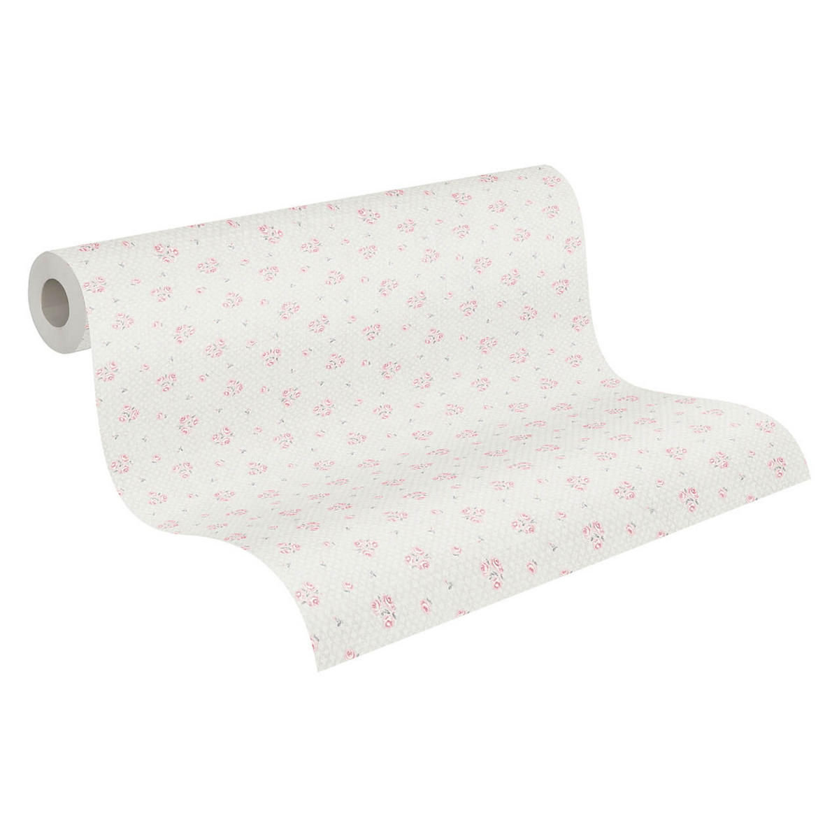 VLIESTAPETE Grau 53/1005 cm - Rot, Kunststoff/Textil (53/1cm) - KUNSTLOFT