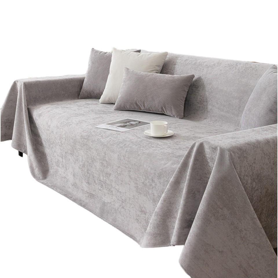 SOFADECKE Kratzschutz Grau 1 Stück - Grau, Textil (180/340cm)