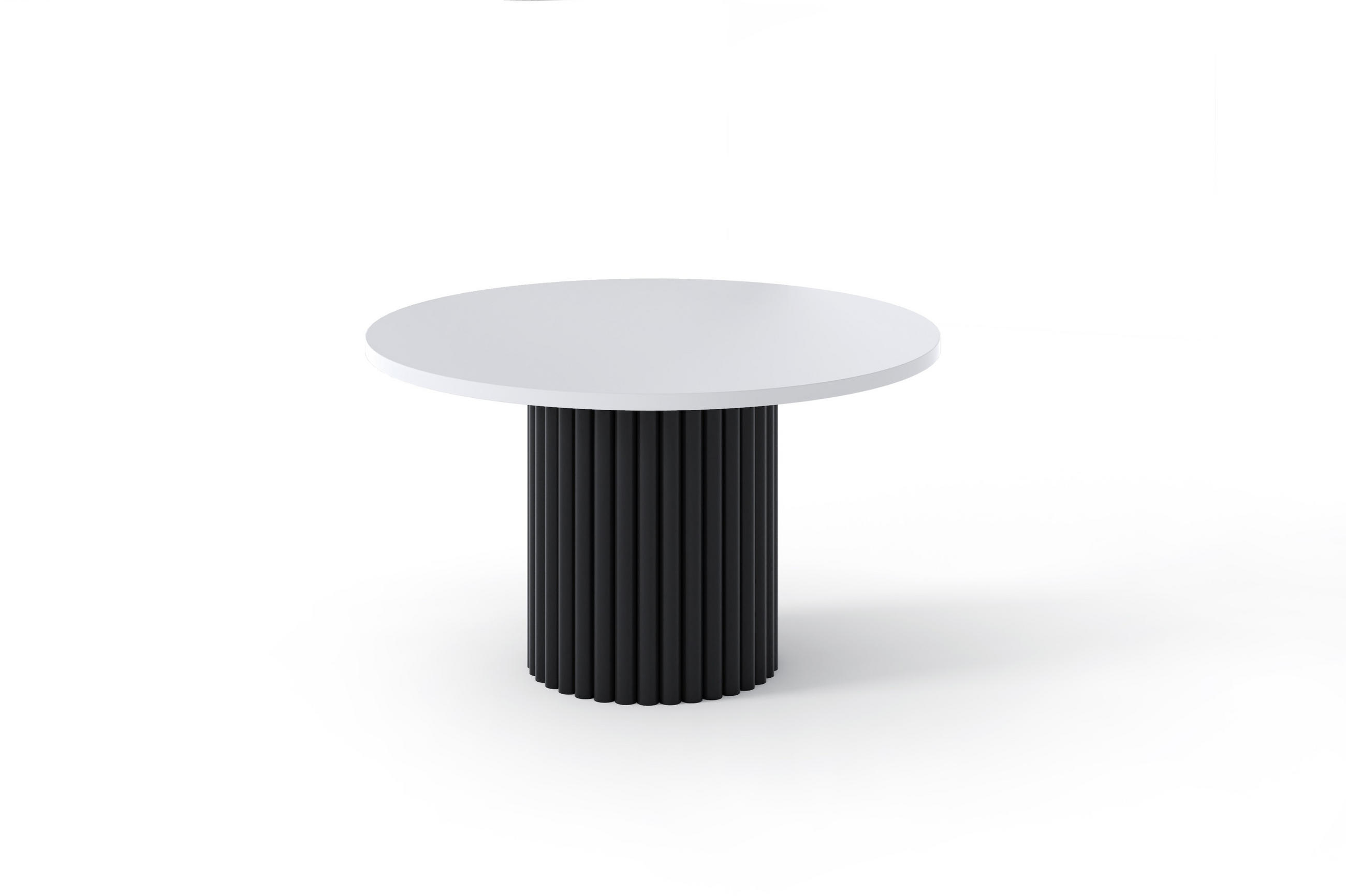 COUCHTISCH Virelo Weiß-Schwarz - Schwarz/Weiß, Holzwerkstoff (67/67/42cm) - Bettso
